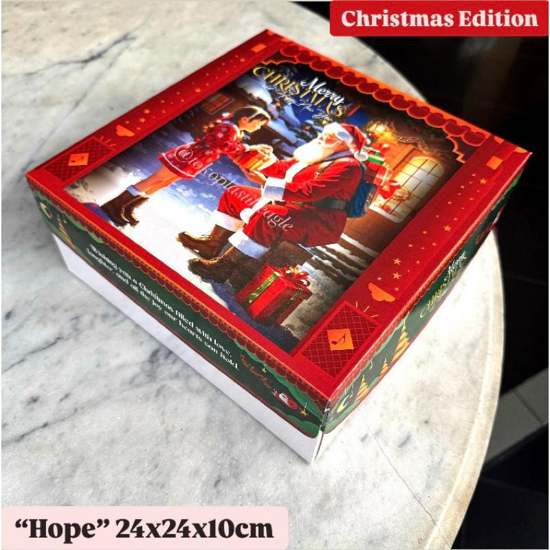 

[CHRISTMAS EDITION] Dus natal kode “HOPE” uk 24x24x10cm