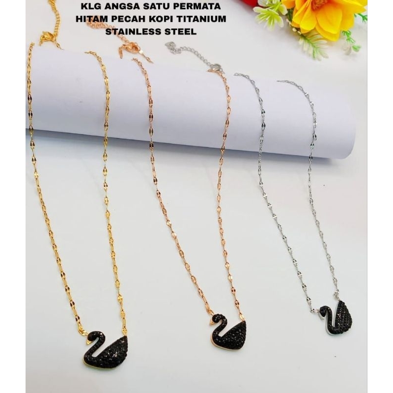 Kalung Bebek Black Titanium