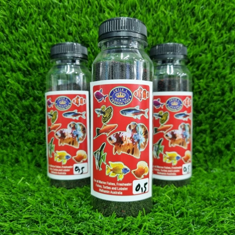 Makanan Ikan Pelet Ikan Umum Semua Ikan Size 0.5mm Semi Tenggelam Pelet Ikan Glofish Koki Koi Segala