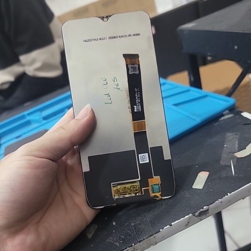 lcd original oppo a5s cabutan