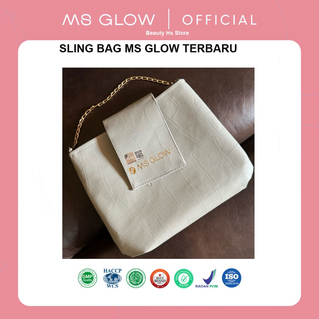 Sling Bag Ms Glow tas rantai terbaru dari ms glow