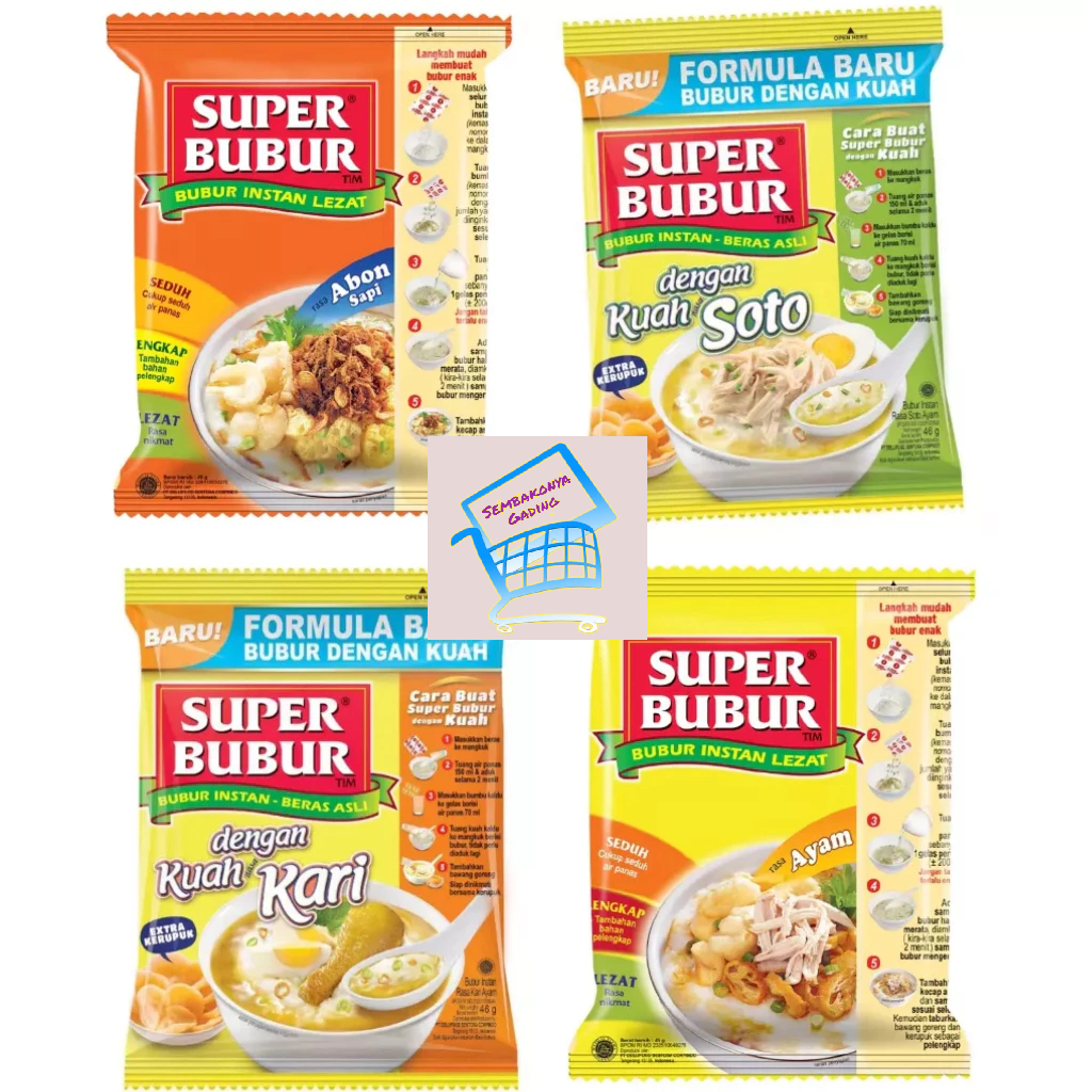 

SUPER BUBUR 46 GRAM / 1PCS