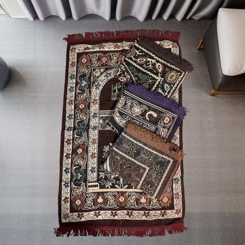 PAMUKALE KEPANG TRAVEL 70x110cm Dewasa| Sajadah Travel Kepang Jumbo| Souvenir Umroh&Tahlil