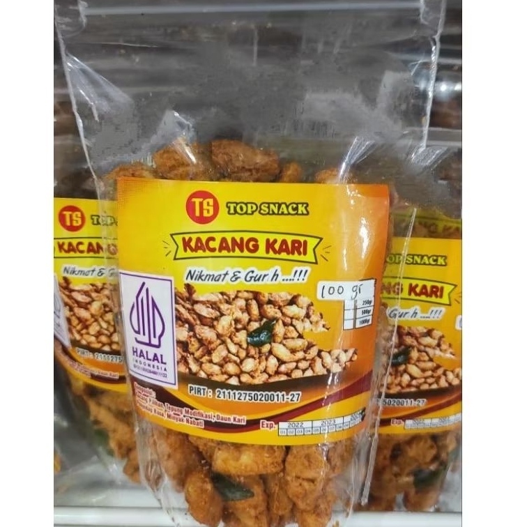 

TOP snack kacang kari 100gr ff