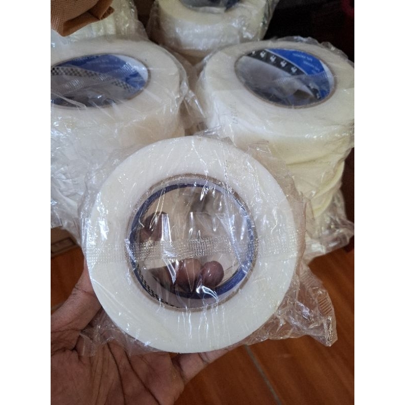 Filament tape lakban serat L3cm P50m