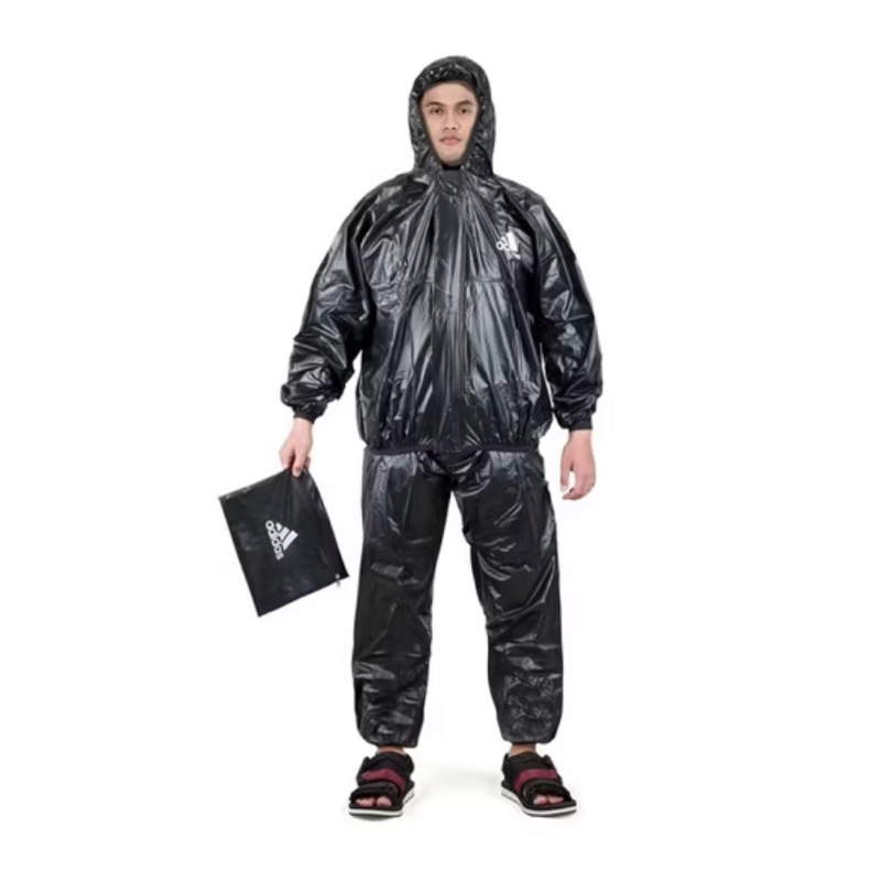 JAS HUJAN SETELAN JAKET CELANA ADIDAS