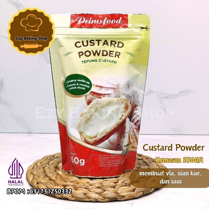 

Custard Powder Primsfood 250gr - Bahan Baking