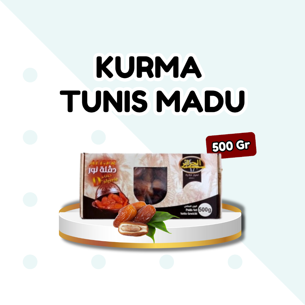 

Kurma Tunis Madu Alger 500gr Asli | Korma Tunisia Dates 500 gr Original