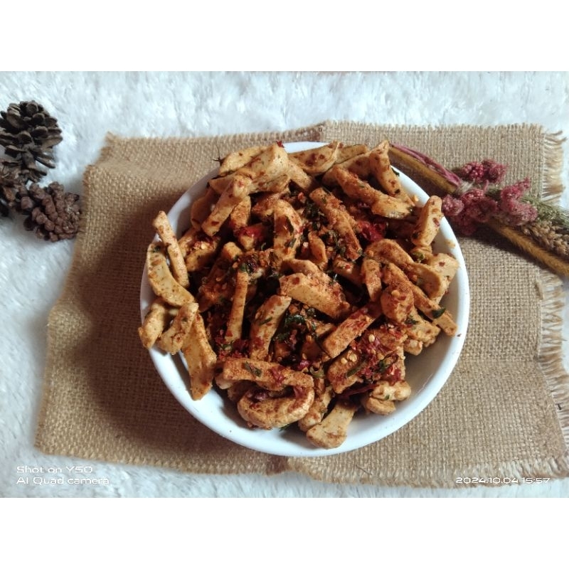 

BASRENG PEDAS DAUN JERUK TANPA BATANG GURIH, MANIS, NKMAT, 100 Gram