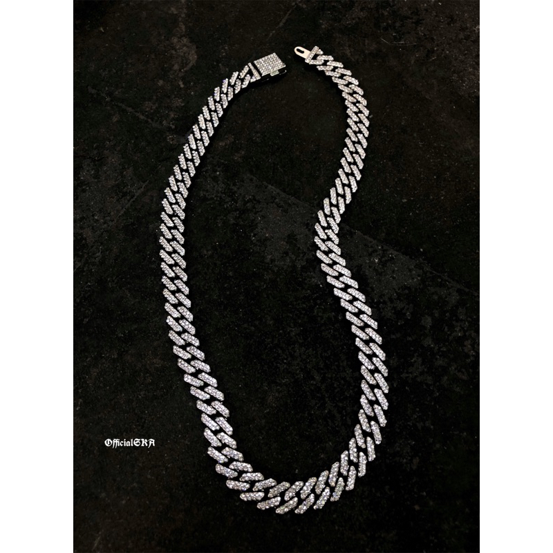 ICED OUT SLIP CUBAN NECKLACE ( BY OFFICIAL SKA JEWELRY )