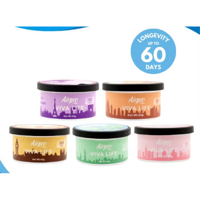 AIRPRO Pewangi Mobil Airpro Organic Can Viva Life / Perfume Car / Pengharum Mobil