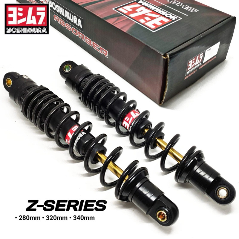 SHOCK BELAKANG SHOCK BREAKER YOSHIMURA SERI Z UKURAN 280, 320, 340 UNIVERSAL MOTOR BEBEK JUPITER Z,