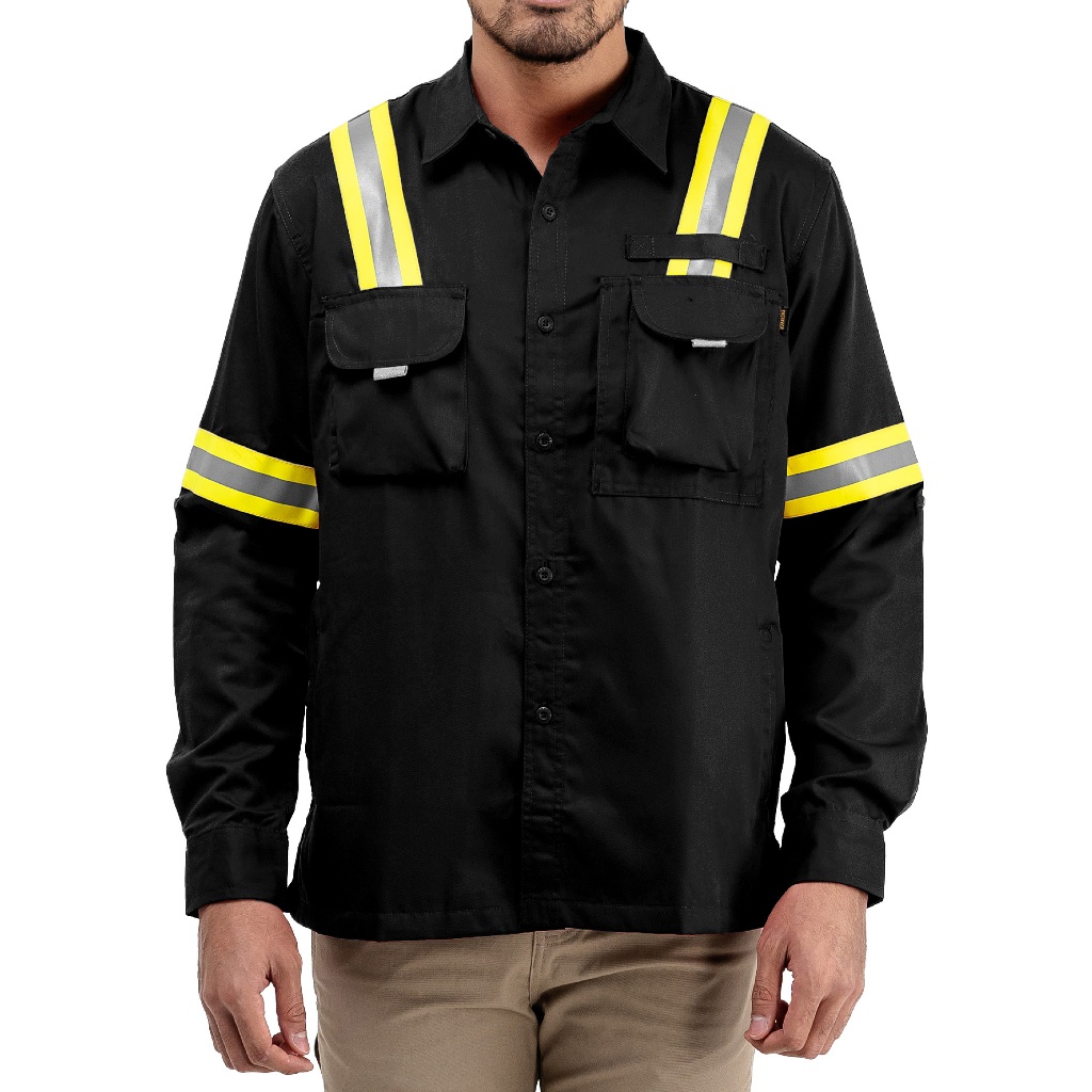 Engineer Workwear - LOGGING BLACK , Wearpack/Kemeja Panjang / Kemeja Kerja by ENGINEER