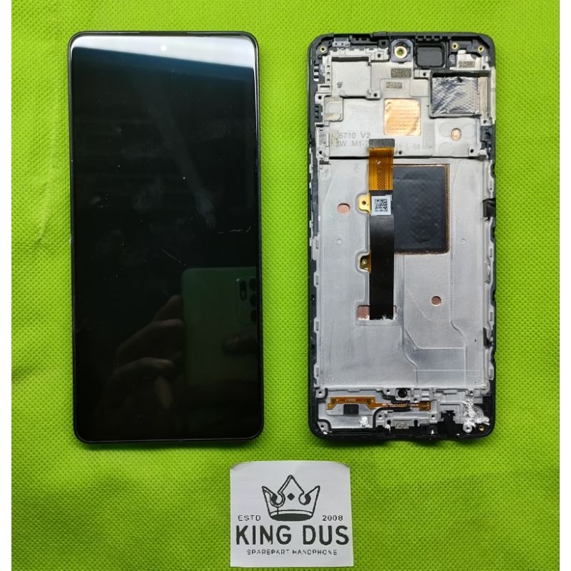 LCD TS TOUCHSCREEN FULLSET FRAME INFINIX NOTE 30 VIP X6710 / GT 10 PRO X6739 ORIGINAL COPOTAN