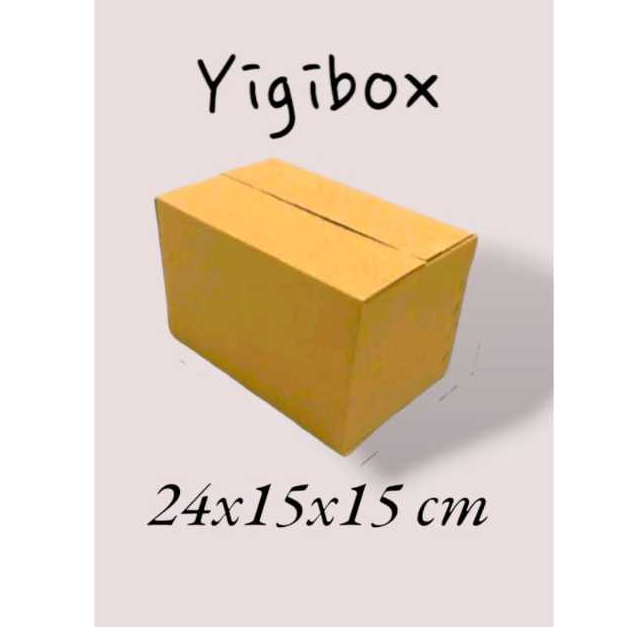 

Kardus Karton Box Ukuran 24x15x15 CM.... ST Single Wall Polos Untuk Packing Souvenir dll