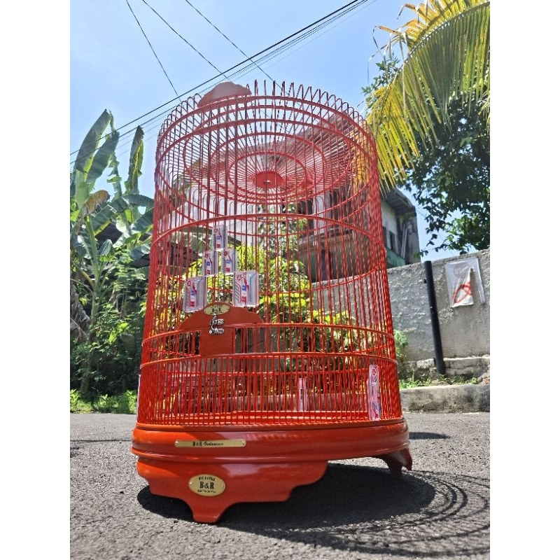 Sangkar Kandang Murai Batu BnR PVC Natural