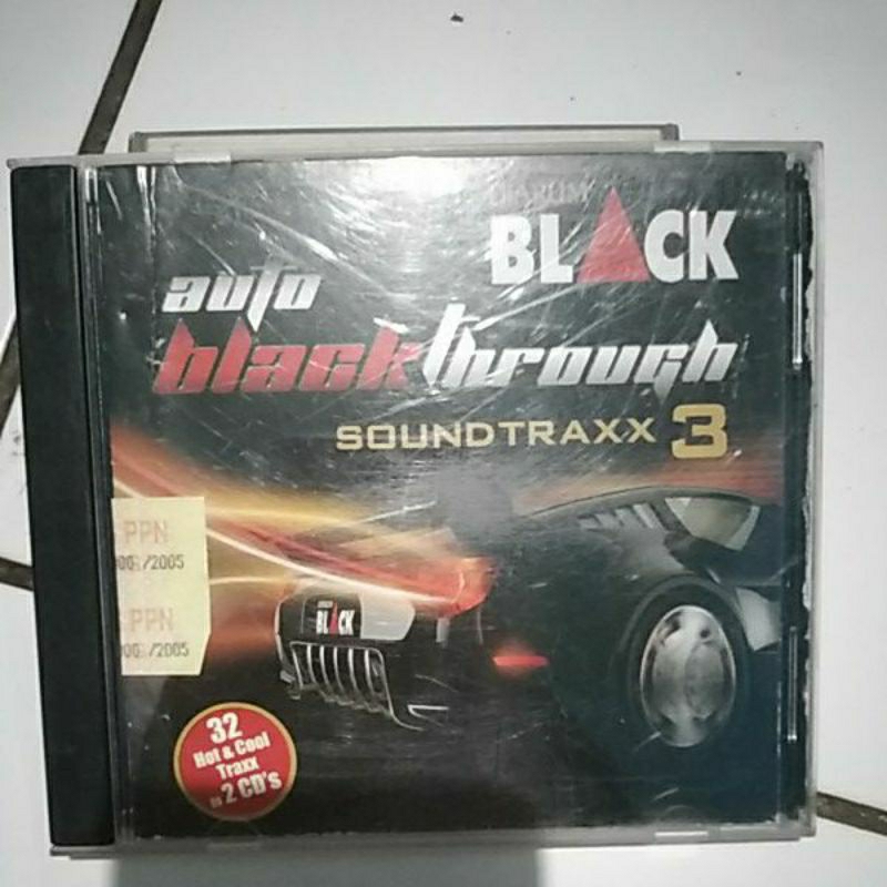 DJARUM BLACK AUTO BLACK THROUNGH SOUNDTRAXX 3. CD ORI