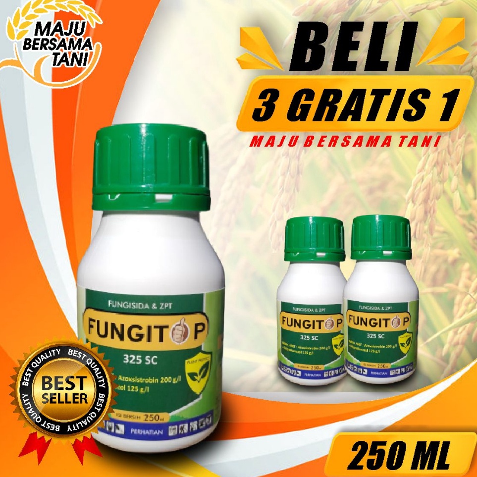 FUNGITOP 325 sc 25 ml FUNGISIDAAMYSTARTOPAMISTARTOPVITROSECORENATIVOFILIA 16 Penilaian