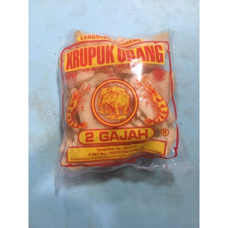 

Krupuk Udang Cap 2 Gajah