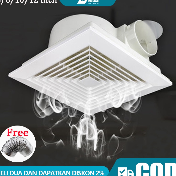 Exhaust fan exhaust fan dinding exhaust fan kdk 6112 inch exsos fan dinding Kamar tidur dapur dan ka