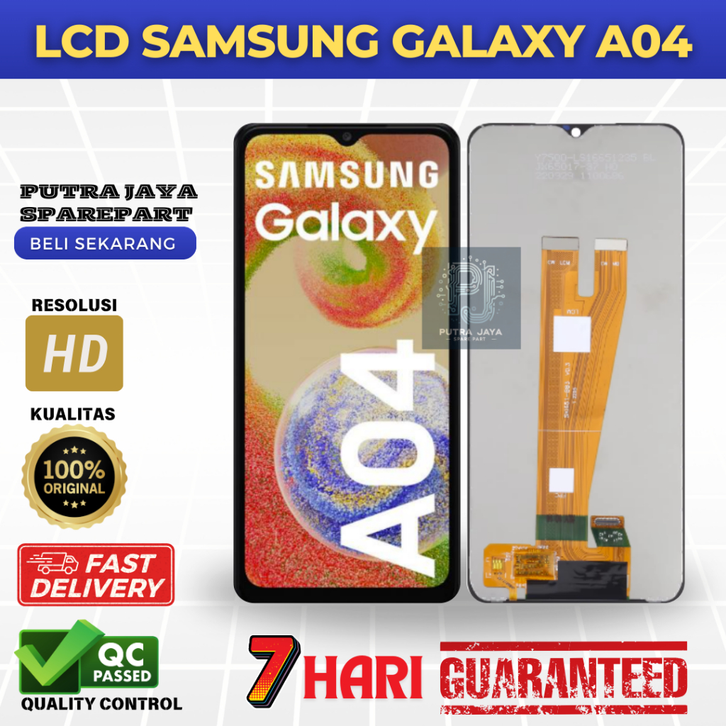 LCD TOUCHSCREEN SAMSUNG GALAXY A04 / SAMSUNG A045 / LCD SAMSUNG A04 ORIGINAL