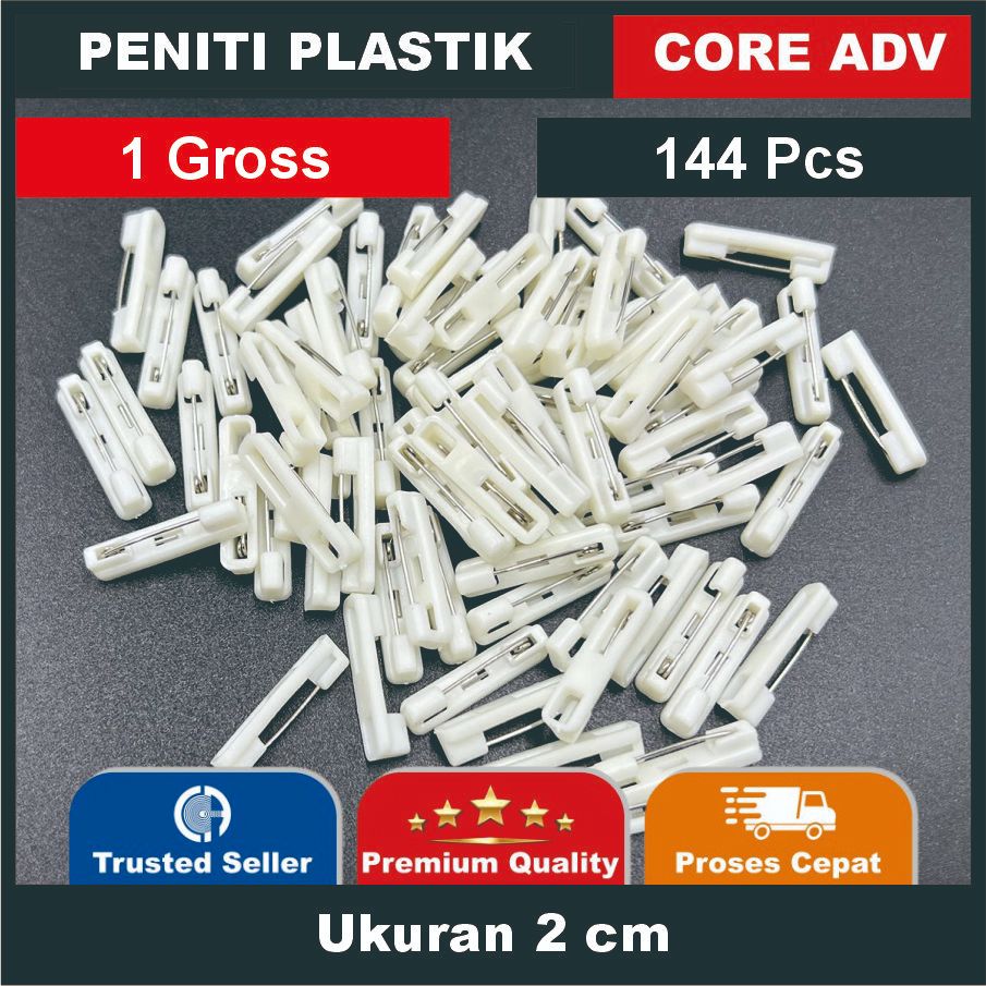 

2 Cm Peniti Plastik Nametag Papan Nama 1 Gross