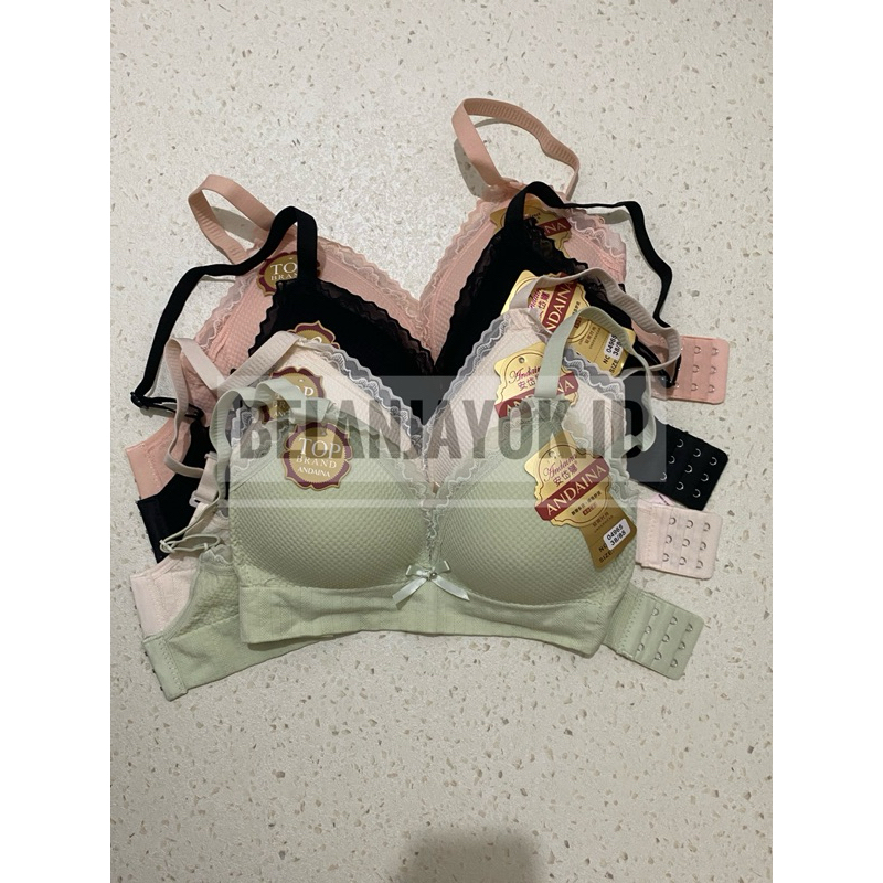 BH Andaina Tanpa Kawat Renda BH Fashion Korea