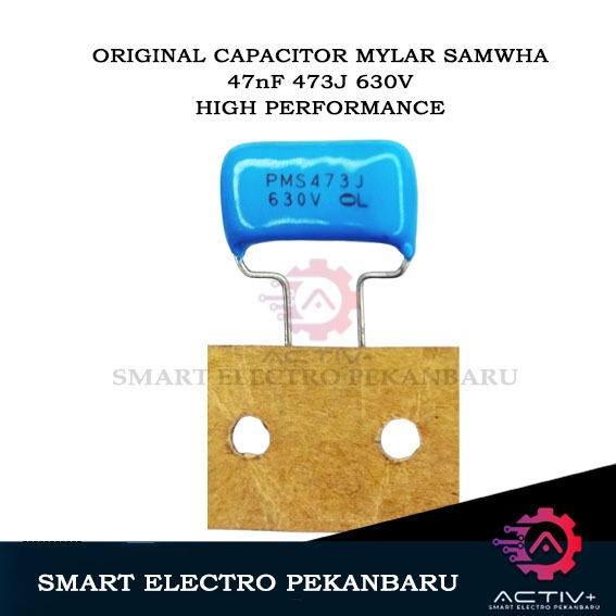 ORIGINAL SAMWHA 473J 630V 47nF CAPACITOR MYLAR MILAR 47 Nf nano 630VOLT KAPASITOR 473 630 VOLT 473K