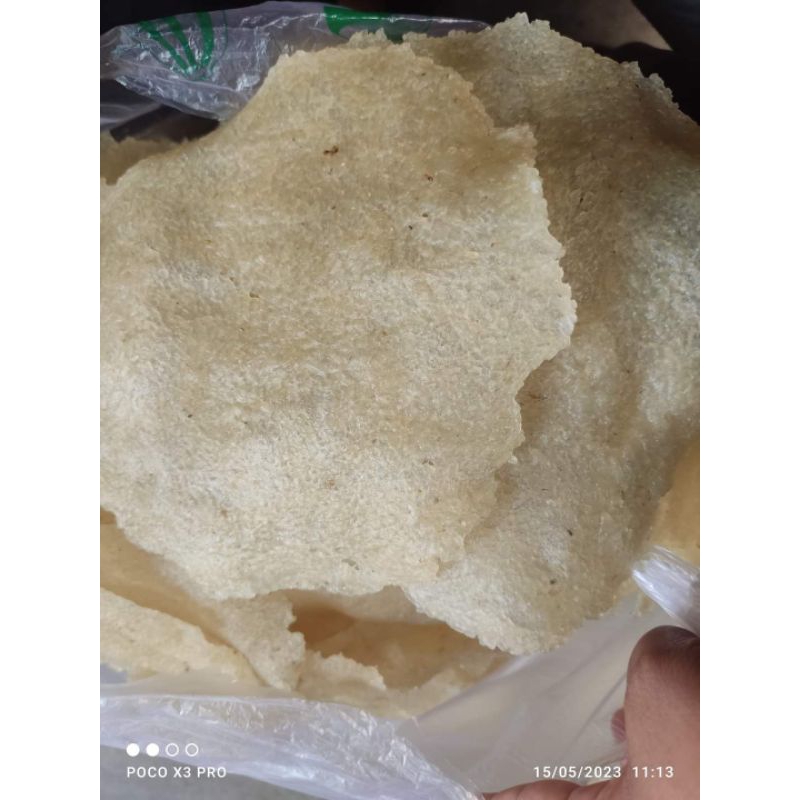 

Keripik Gendar/Keripik nasi deplok mentah gurih asin 500gram (½kg)