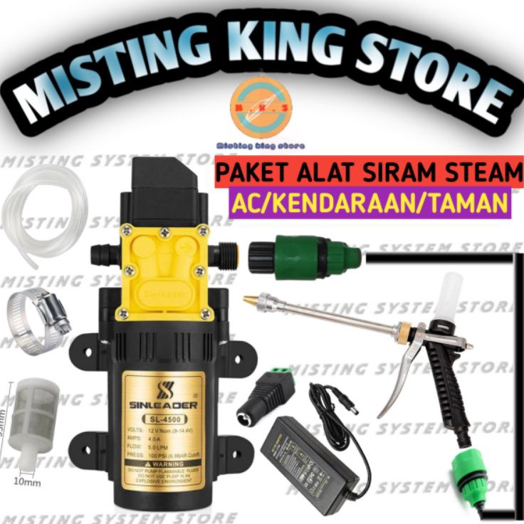 Grosir Terbaik  PAKET ALAT CUCI MOTOR AC MOBIL  JET WASH PORTABLE  ALAT SIRAM TAMAN KEBUN SPRAYER GU