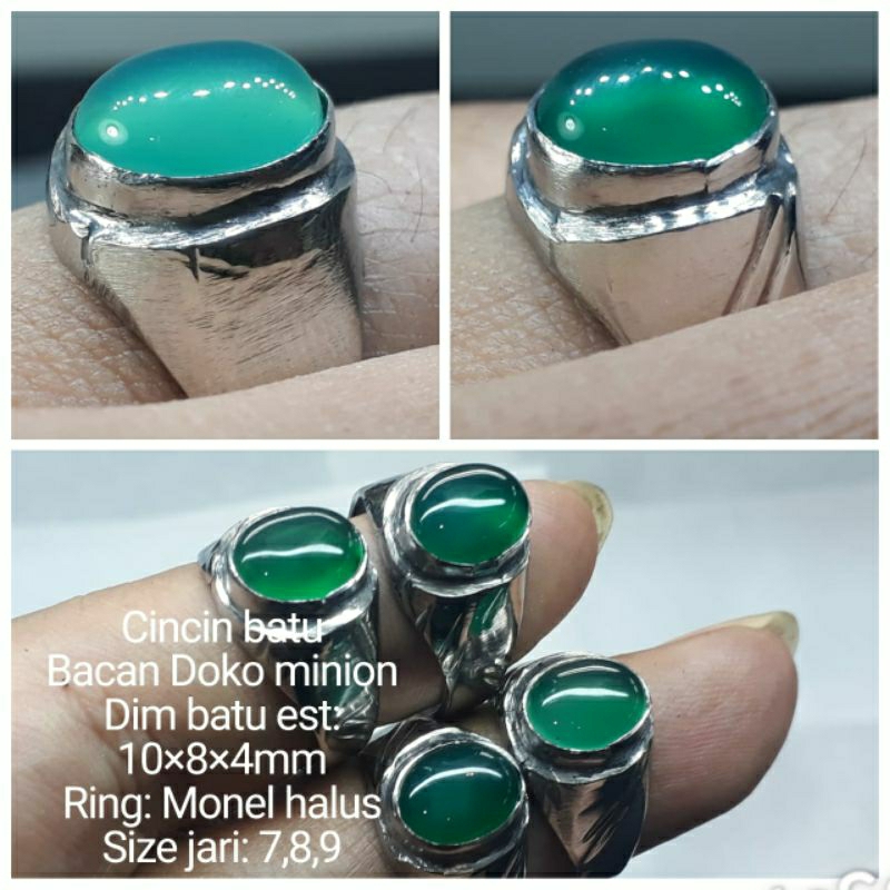 CINCIN BATU BACAN DOKO CRYSTAL SUPER GIWANG D 10×8