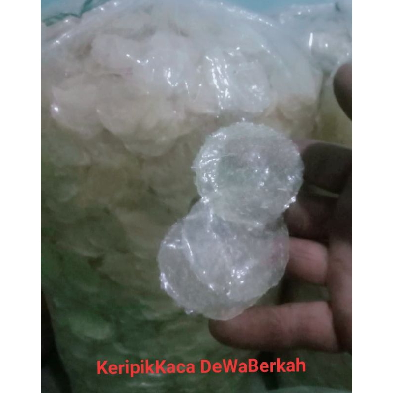 

Keripik kaca mentah , pikca , pakset , berat 1kg