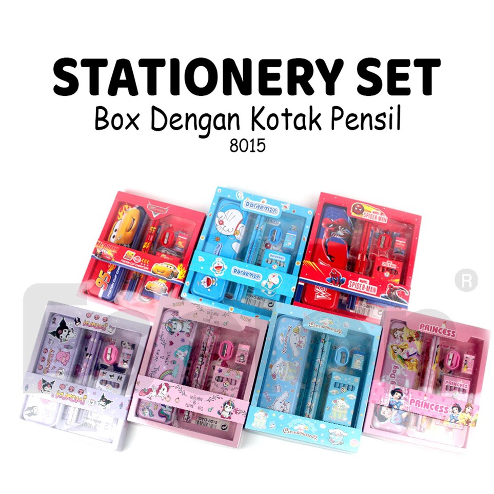 

Garansi Belanja Stationary Set 7in1 Karakter 815 Paket Alat Tulis Set Crayon