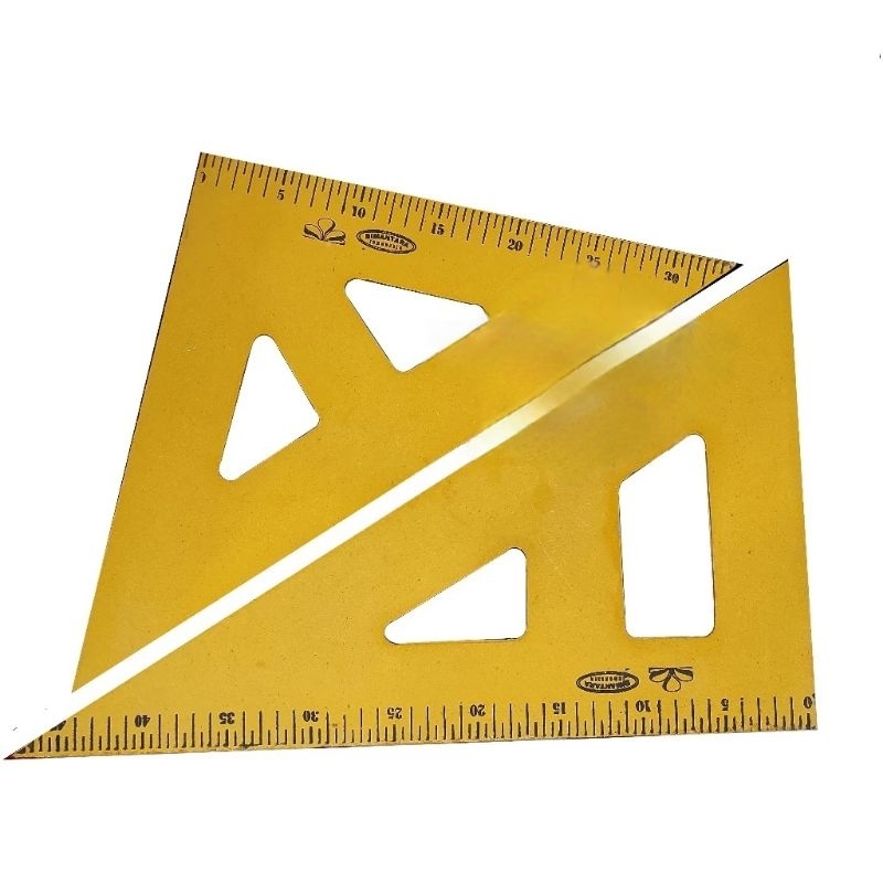 

Penggaris SEGITIGA KAYU MDF I 1 Set isi 2 Penggaris I Bahan MDF