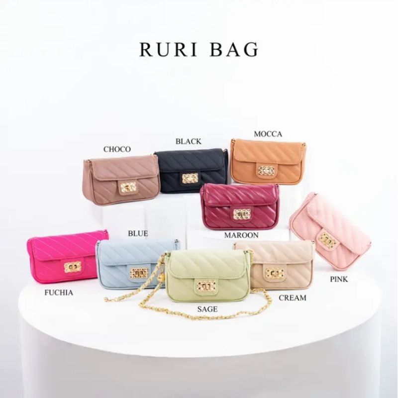 [ Deliwafa ] tas fashion slingbag premium wanita selempang ruri