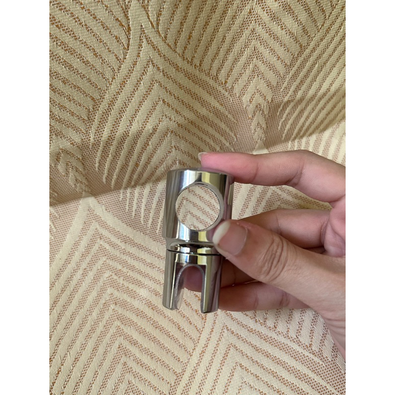 braket pipa konektor glass clamp shower pipa ke kaca 3/4 inch