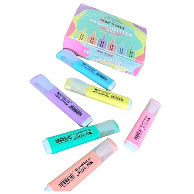 

Highlighter Pastel Stabilo Penanda Warna Pastel Highlighter Pen Higlighter V-tro Pastel Highlighter