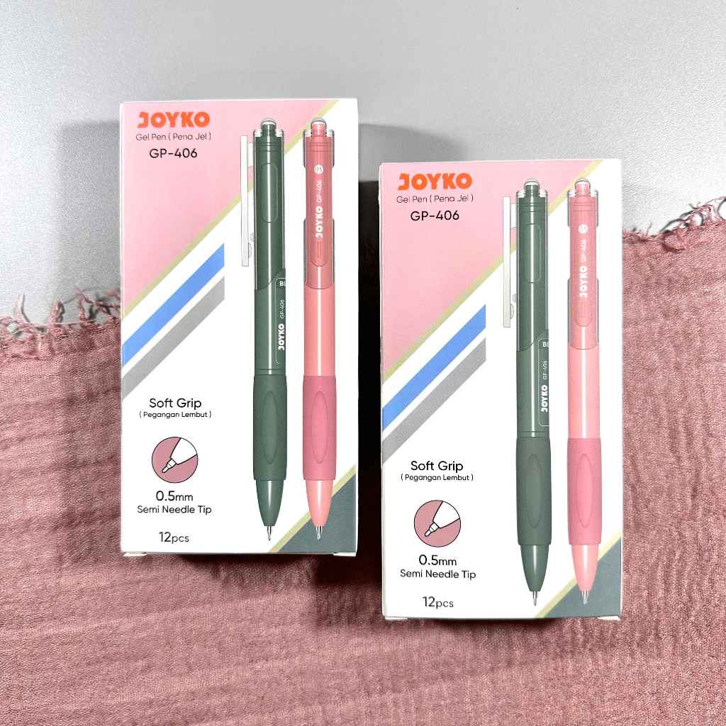 

(PAK)Gel Pen Pulpen Joyko GP-406 / Pena Joyko GP-406