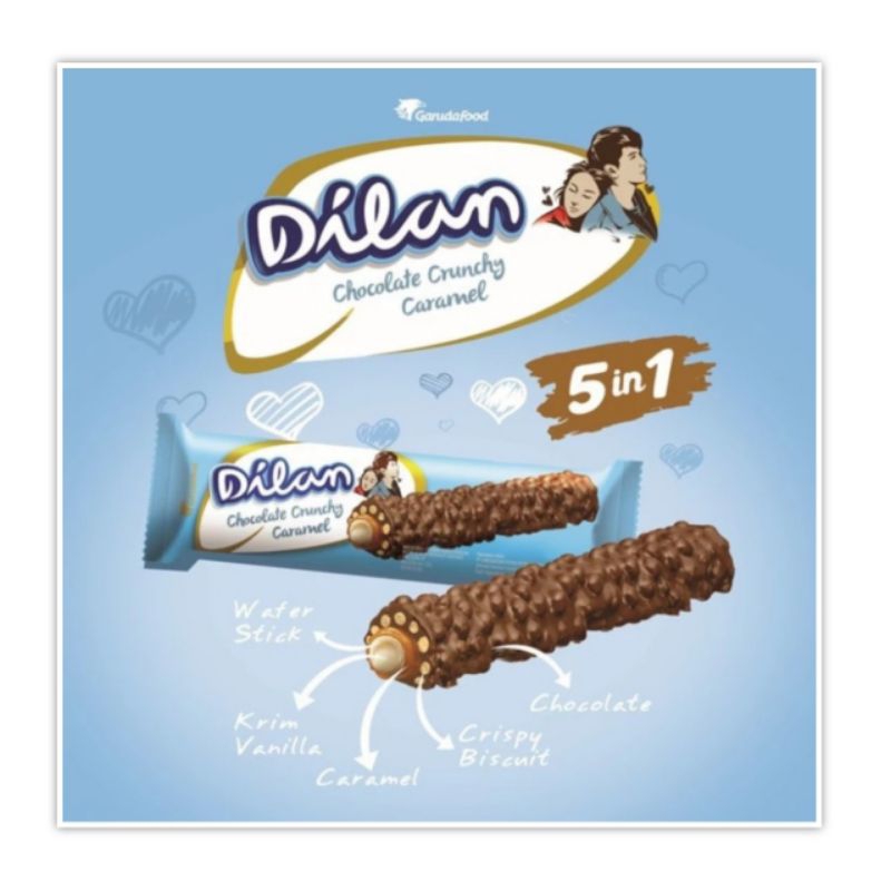 

Dilan Bar Chocolate Crunchy Caramel 24 gr Coklat Cokelat