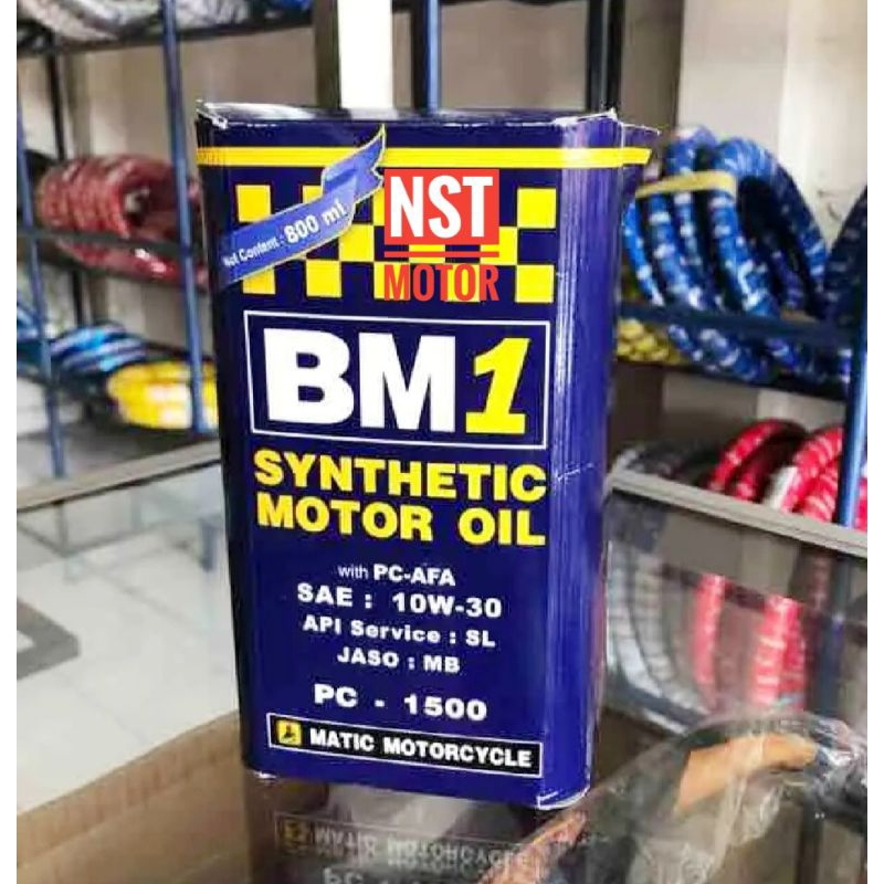 Oli BM1 Matic PC1500 Sae 10W 30 800 ML Oli Motor Matic Original Asli BM1