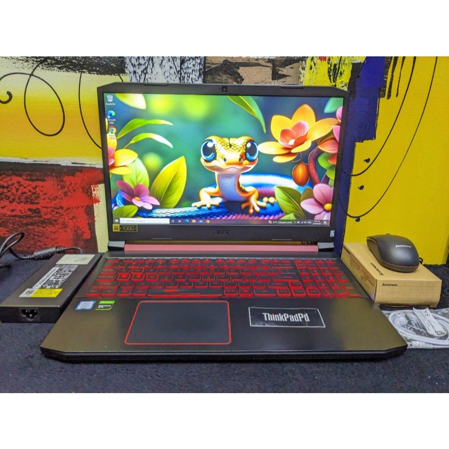 Laptop Gaming & Design Acer Nitro AN515 Core i5 8300H GTX 1050 Mulus