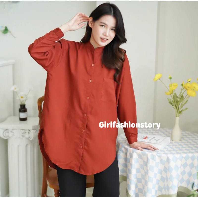 Tunik Wanita polos bahan shakila premium by GFS