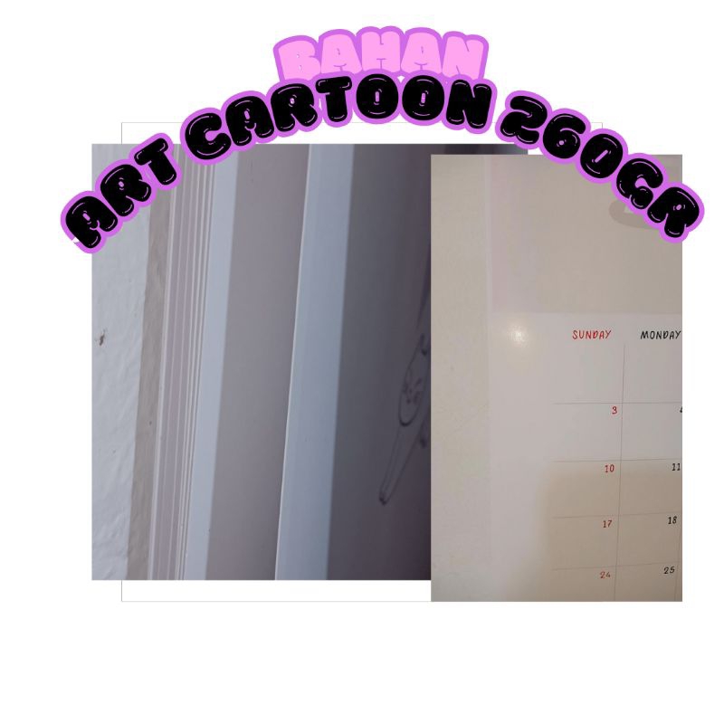 

Kalender dinding 2025 custom foto ukuran 32x48 cm 6lembar