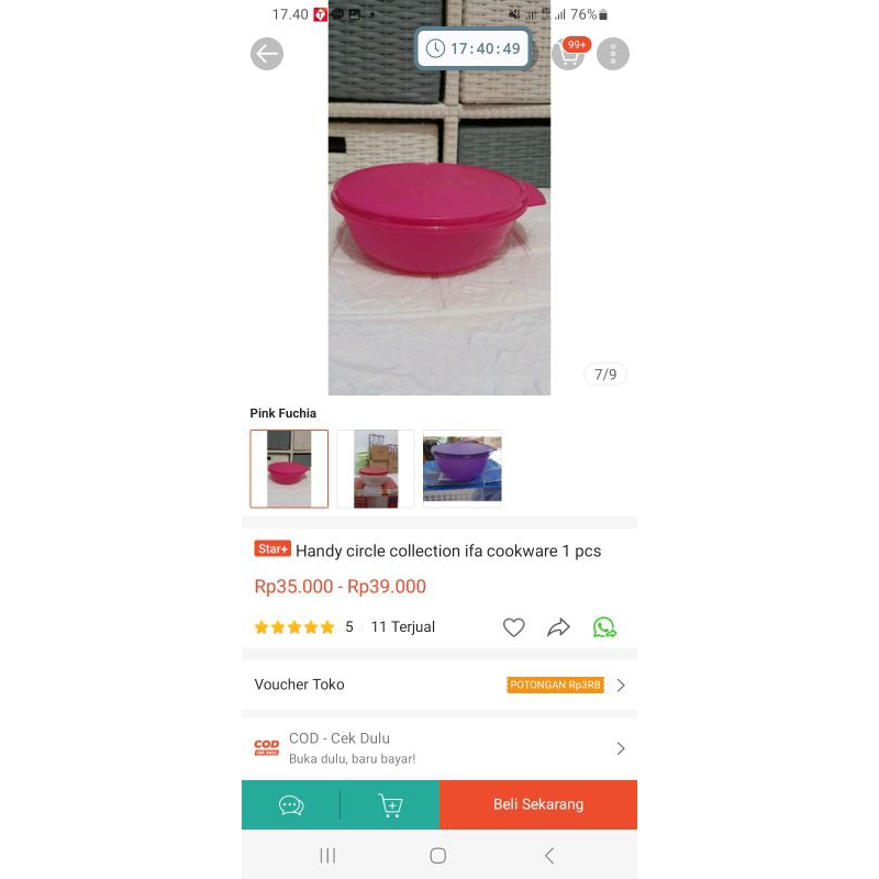 handy circle/lunch box ifa cookware