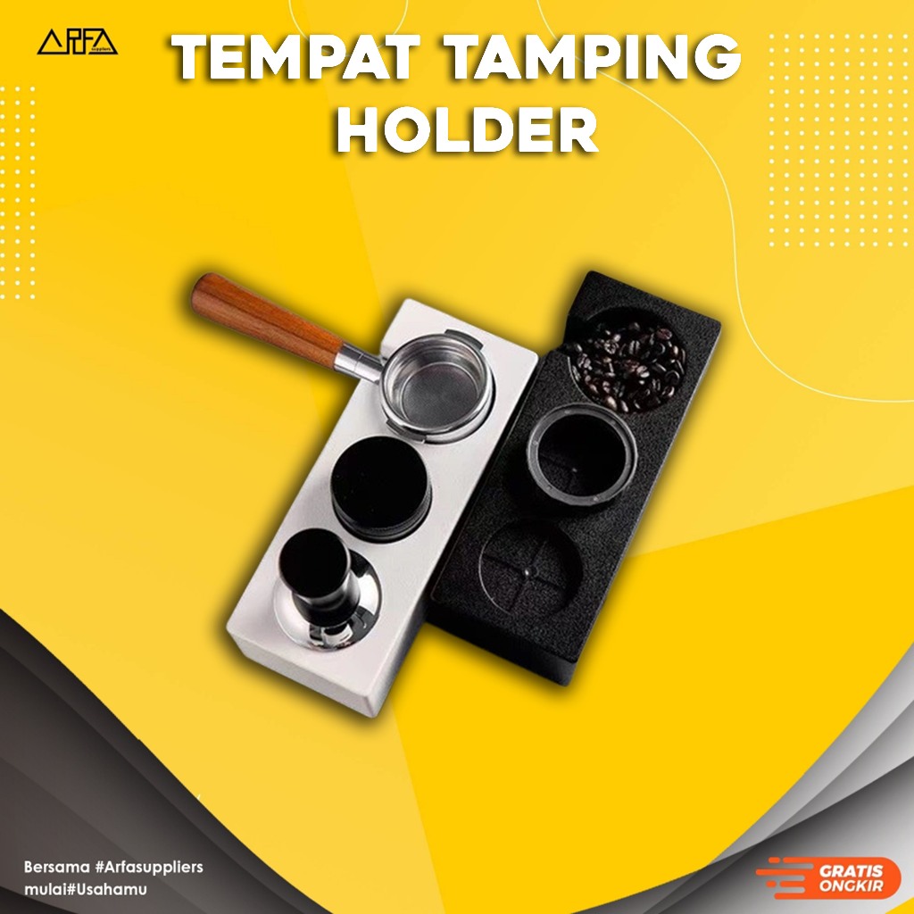 Tempat Tamping Holder - Tamper Portafilter Pad Bahan ABS
