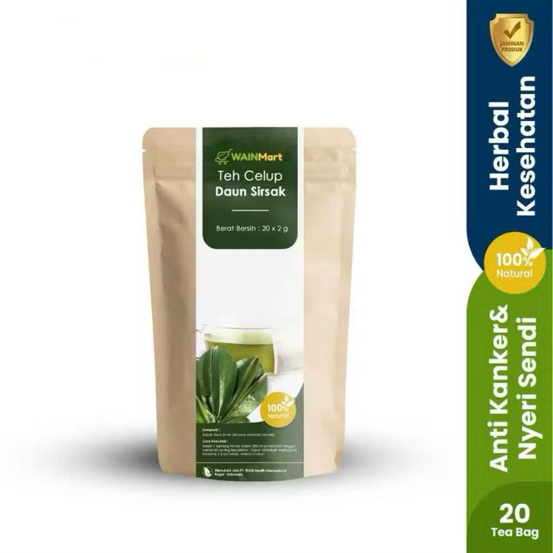 

TEH CELUP DAUN SIRSAK | Mengatasi Kanker Asam Urat Menurunkan Darah Tinggi Kolesterol Kista