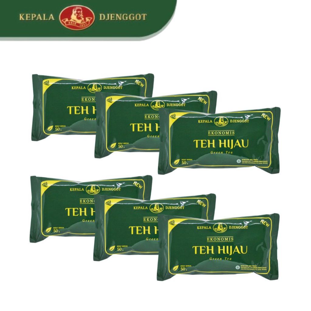 

Kepala Djenggot Teh Hijau Sachet Ekonomis 50 gr x 6 pcs