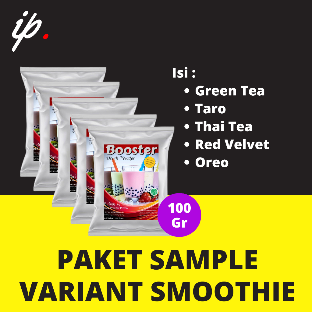 

Ay00! PAKET SAMPLE Best 5 Varian SMOOTHIE Harga adalah 1 Paket berisi 5 Variant
