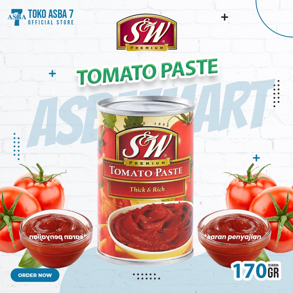 

SW TOMATO PASTE THICK AND RICH 170GR