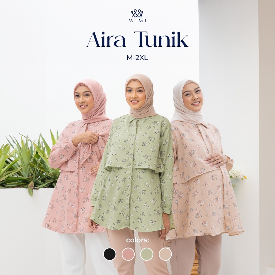 Wimi - Aira Tunik | Baju Ibu Hamil dan Menyusui